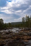 Storforsen, a rapid in the Pite River in Swedish Norrbottens län is located approximately 38 km northwest of Älvsbyn.	