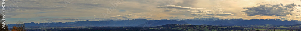 panorama of alps