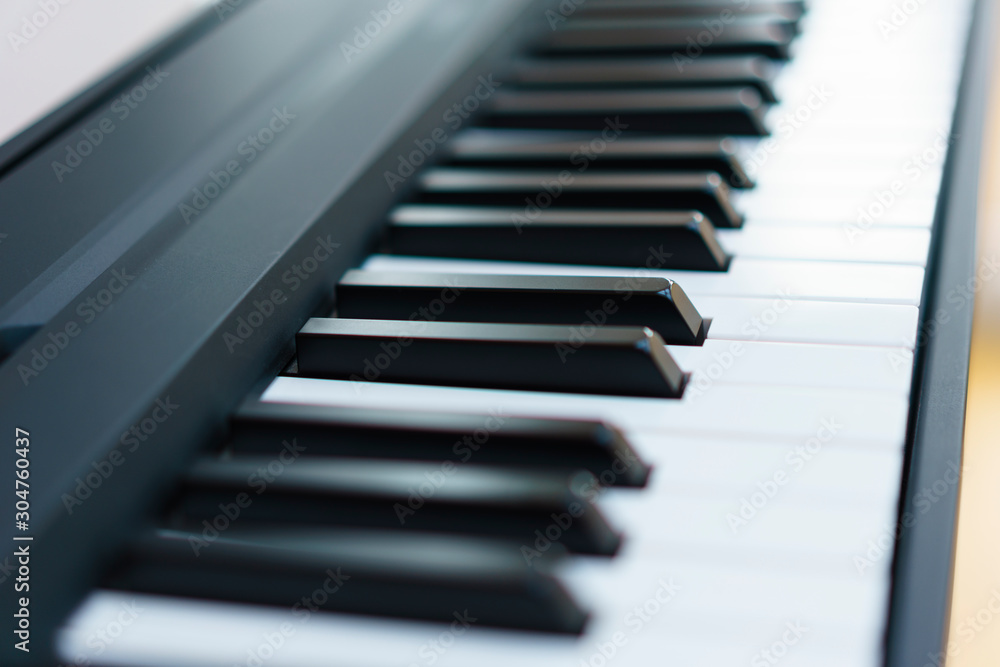 piano keyboard close-up piano keyboard close-up
