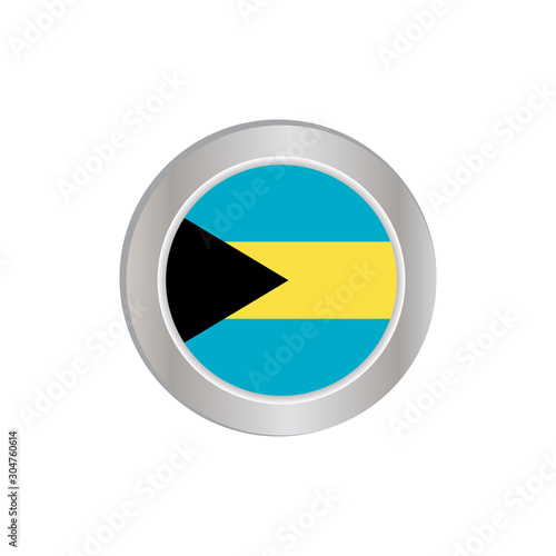Free Download The horizontal Bahamian flag is isolated in official colors, map pins, like the original - GFXLoad