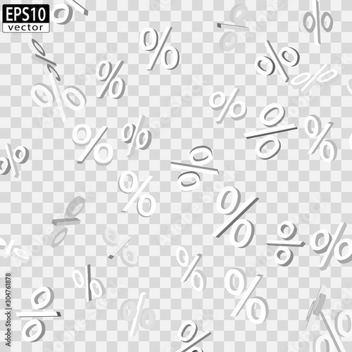 Falling Prices (white) / EPS10 Vector