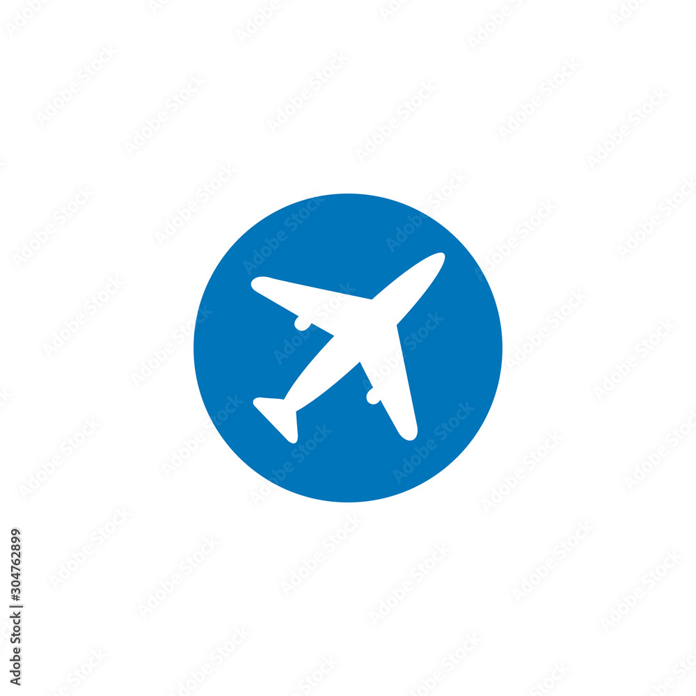 airplane icon vector design symbol