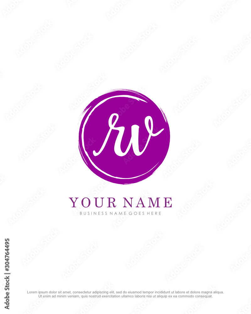 R V RV initial splash logo template vector. A logo design for company and identity business. R V RV initial splash logo template vector. A logo design for company and identity business.