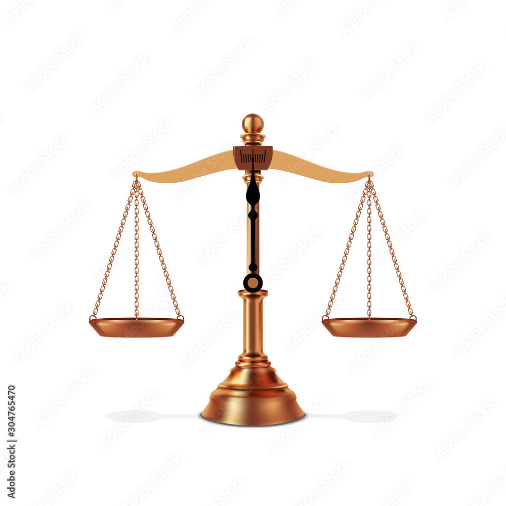 Vector illustration of detailed golden scale Vector illustration of detailed golden scale