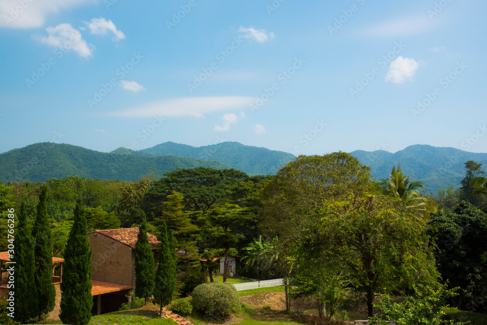 village in the mountains