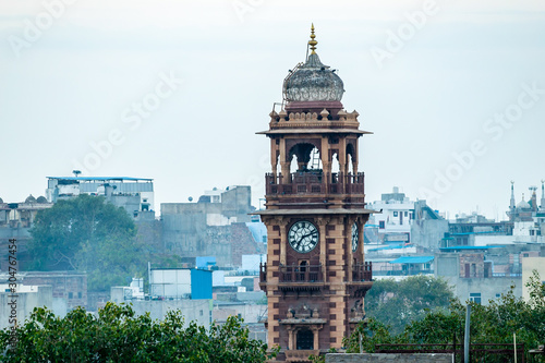 Jodhpur, Rajasthan, India; 24-Feb-2019; Clock Tower photo