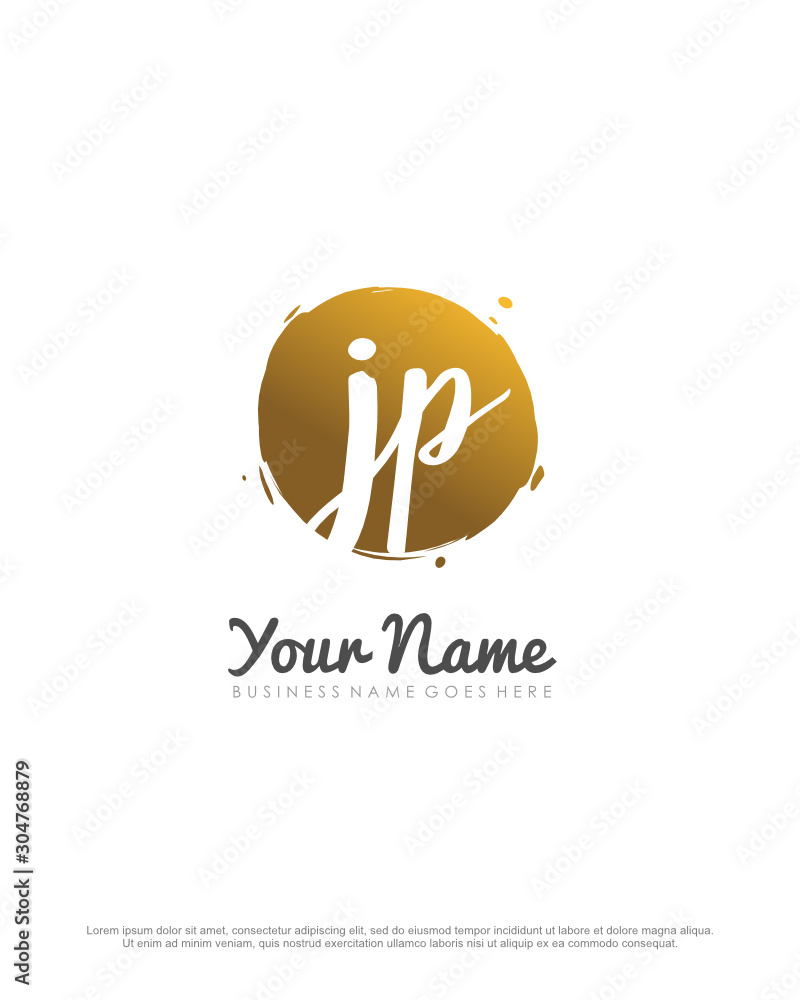 J P JP initial splash logo template vector. A logo design for company and identity business. J P JP initial splash logo template vector. A logo design for company and identity business.