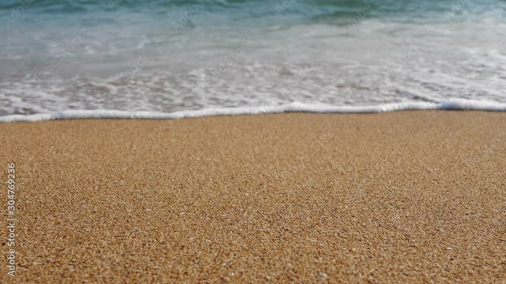 Sea wave moving to the beach shoot from Thailand Sea wave moving to the beach shoot from Thailand