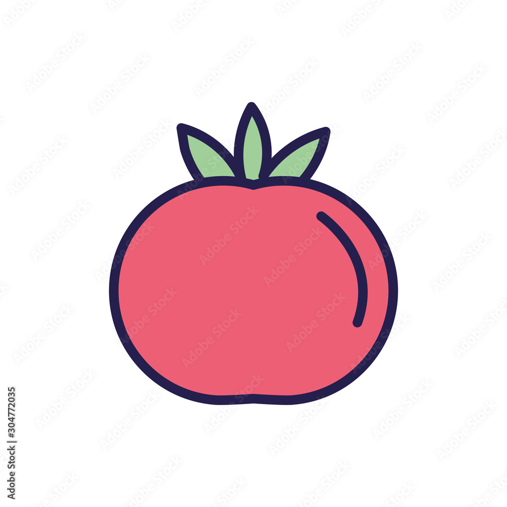 fresh tomato vegetable fill style icon fresh tomato vegetable fill style icon