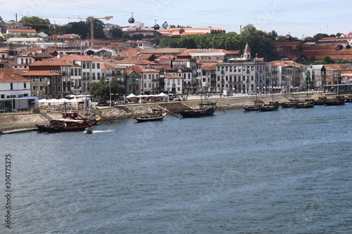Obraz na płótnie Porto, river bank w salonie