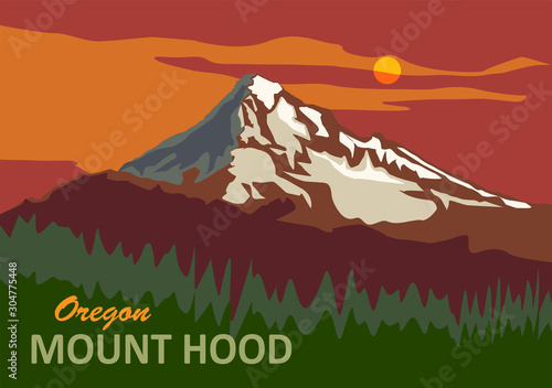 Mount Hood in Oregon