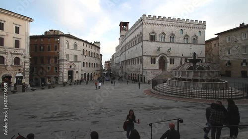 Perugia corso Vannucci (timelapse)