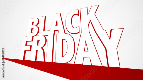Black Firday Sale Banner (white) | EPS10 vector