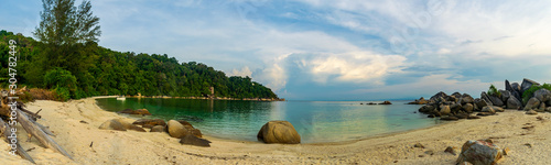 A beautiful beach, Teluk Keke Beach, Besar, Perhentian Island, Malaysia photo