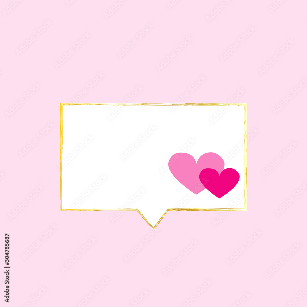 love message romantic conversation , valentines day element