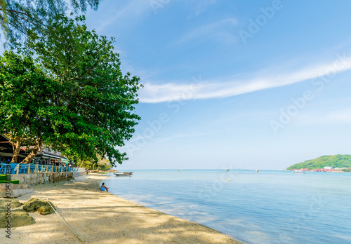 The Barat Perhentian, Besur, Perhentian Islands, Malaysia; 19-May-2019; a view of the sea and beach, The Barat Perhentian, Besur, Perhentian Islands, Malaysia