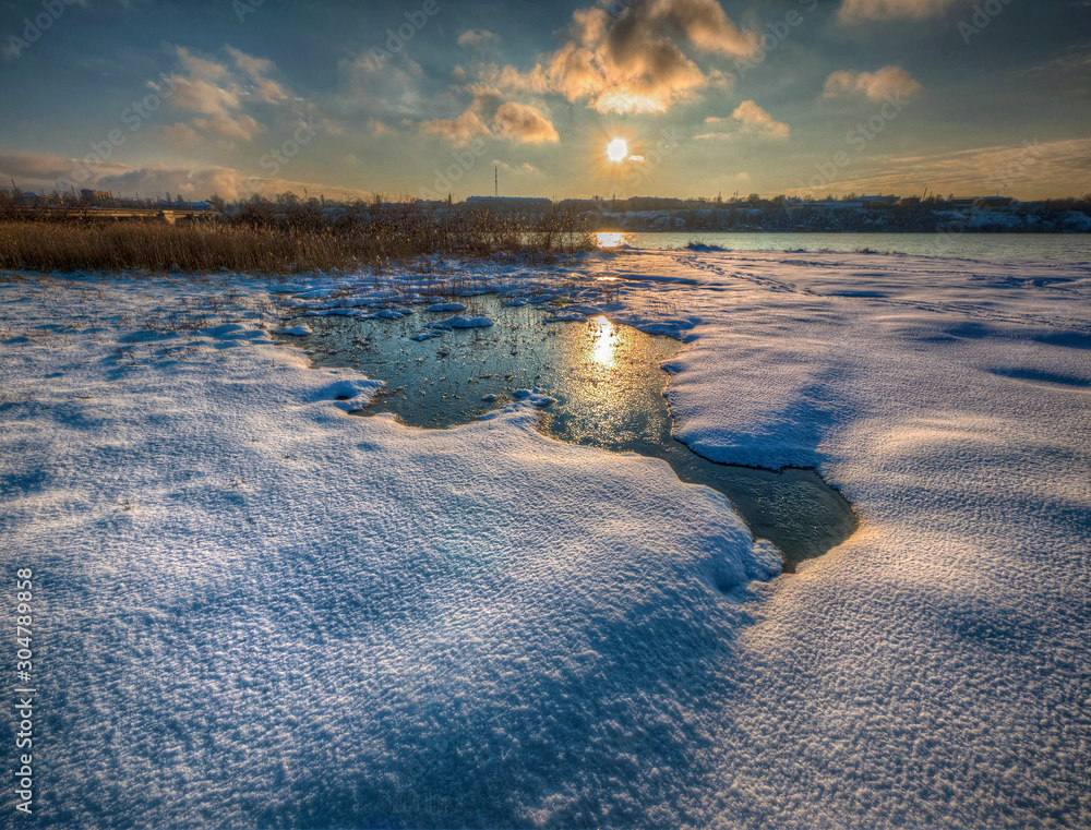 Naklejka premium Thaw time