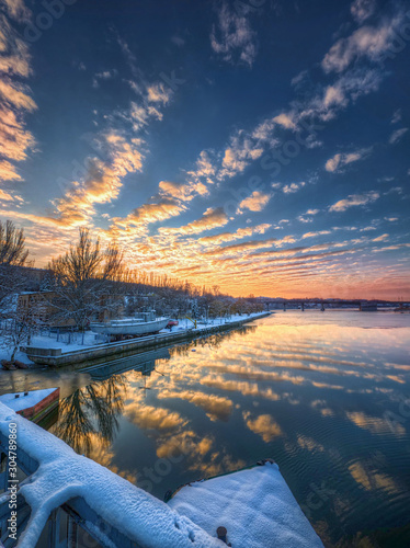 rough winter sky