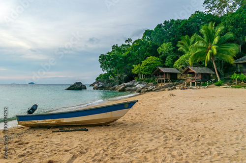 Mira Beach, Kecil, Perhentian Islands, Malaysia; 19-May-2019; Cottages by the sea, Mira Beach, Kecil, Perhentian Islands, Malaysia