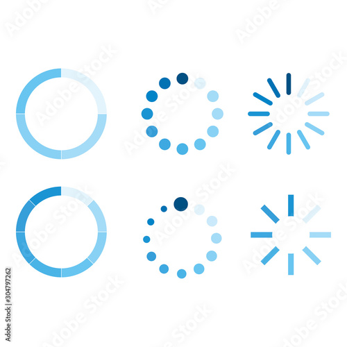 loading icon vector design symbol