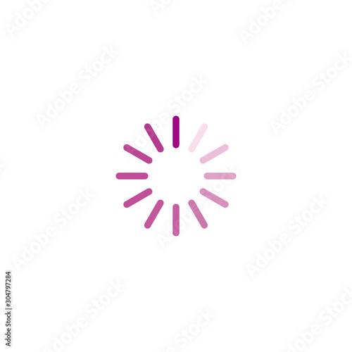 loading icon vector design symbol
