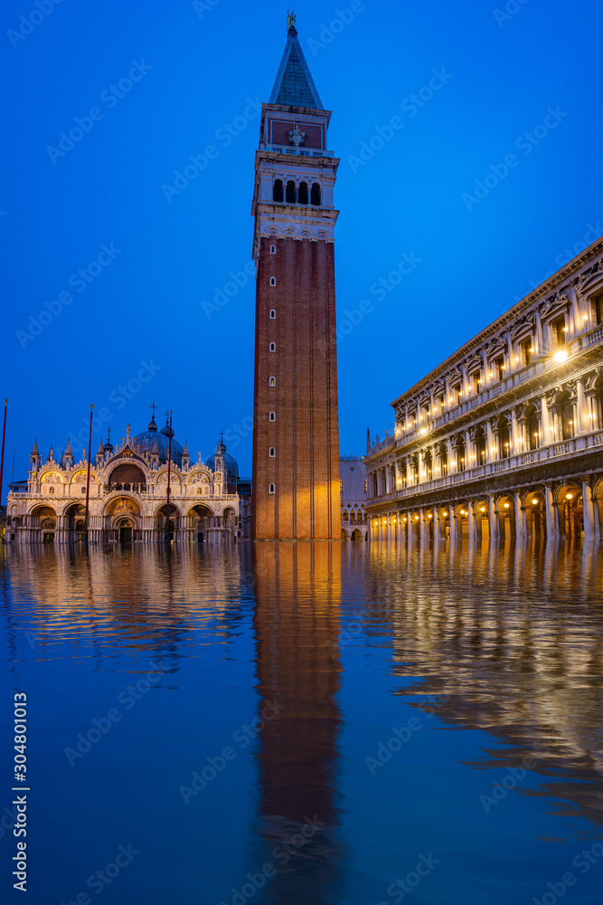 Naklejka premium Flood in Venice