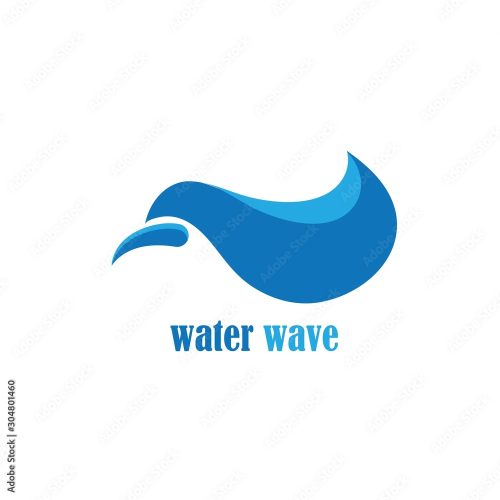 Water Wave symbol and icon Logo Template vector Water Wave symbol and icon Logo Template vector