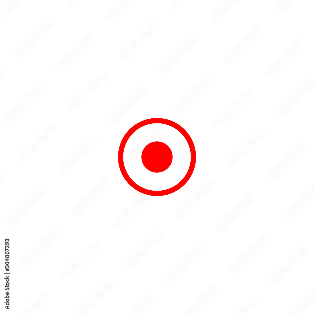 Target icon. Goal symbol. Logo design element Target icon. Goal symbol. Logo design element