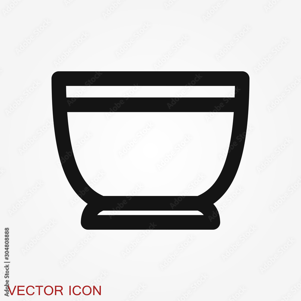 Flowerpot icon, vectorized plants in a pot, flower symbol Flowerpot icon, vectorized plants in a pot, flower symbol
