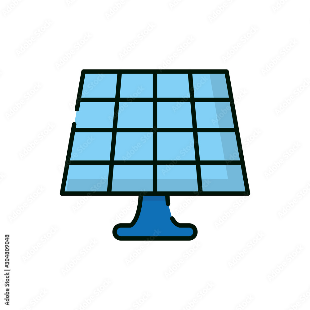 Isolated ecology and bio solar panel vector design Isolated ecology and bio solar panel vector design