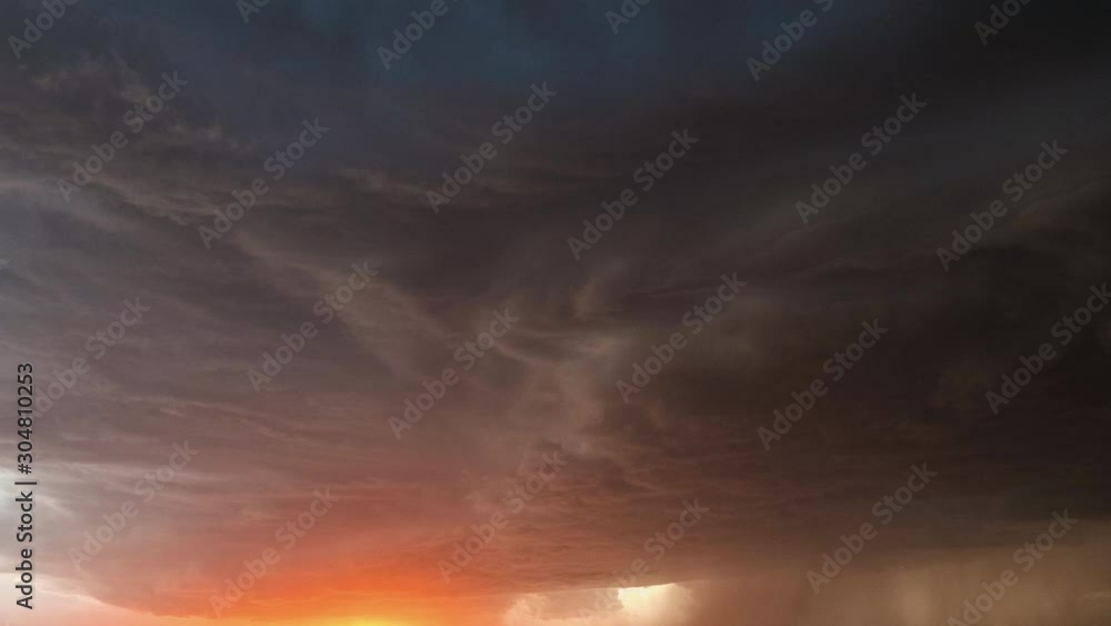 Time lapse of lightning flashing in dramatic storm during sunset in the monsoon season. Time lapse of lightning flashing in dramatic storm during sunset in the monsoon season.