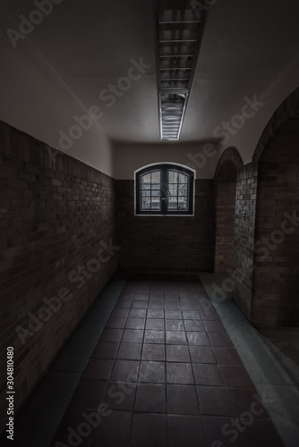 Dark hallway