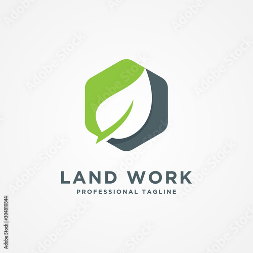 Landscape company logo template