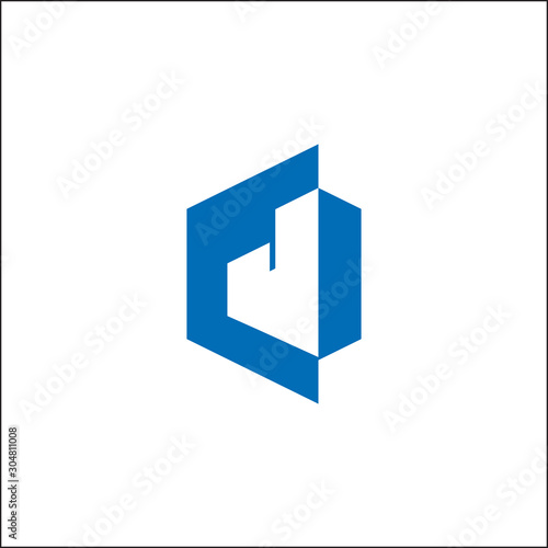 Free Download Letter C and D abstract logo vector - GFXLoad