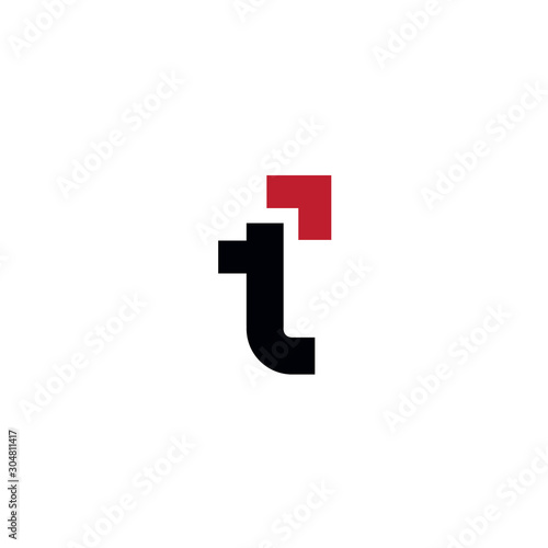 Letter t arrow logo photo