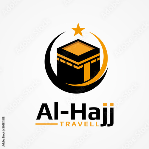 mecca travel logo, Al haj mubarak tour symbol