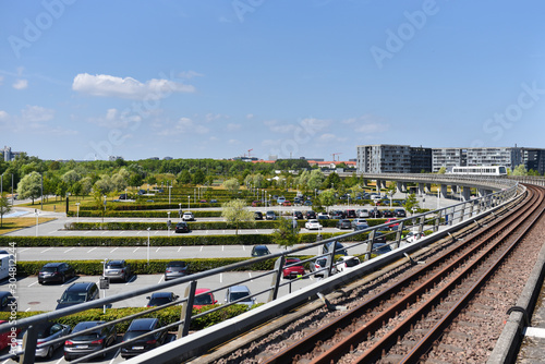 Fotografija Park and ride or Incentive parking near station of metro rapid line