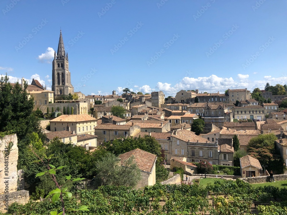 view of little french town 