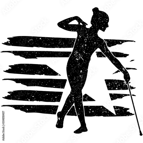 Baton Twirling    flag, American Flag, Fourth of July, 4th of July, Patriotic, Cricut Silhouette Cut File, Cutting file