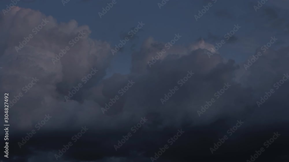 Time lapse of threatening clouds forming in the sky, weather cloudscape Time lapse of threatening clouds forming in the sky, weather cloudscape