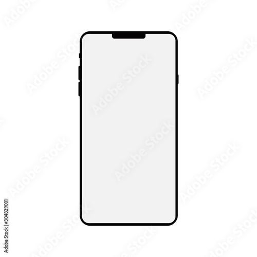 smartphone new era vector illustration