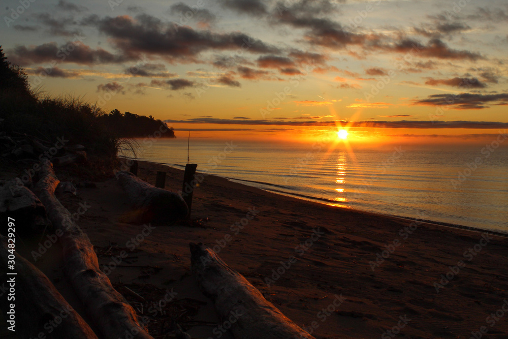 sunrise on beach sunrise on beach