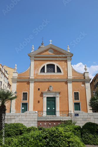 Ajaccio, France - August 25, 2019: Cathedral