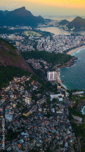 morro do vidigal ipanema rio de janeiro leblon brasil praia beach photo