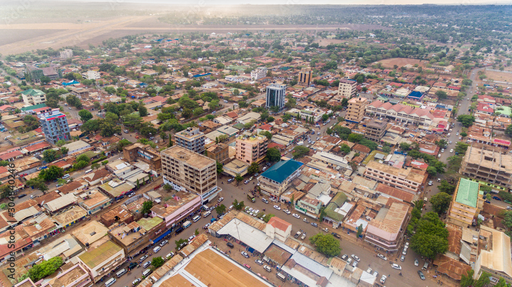 aerial view of Moshi