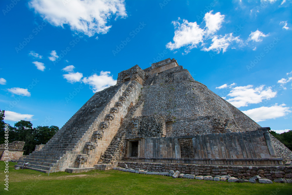 Pyramid of the fortune teller located in the archaeological zone of Uxmal Pyramid of the fortune teller located in the archaeological zone of Uxmal