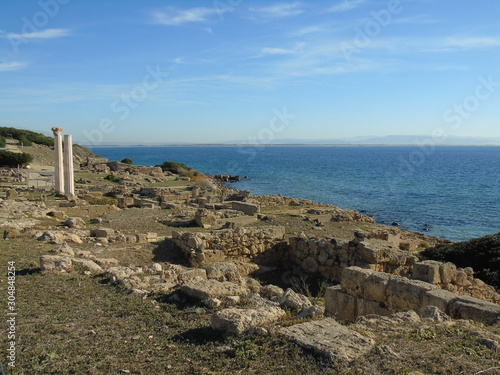 Ruiny starożytnego miasta Tharros