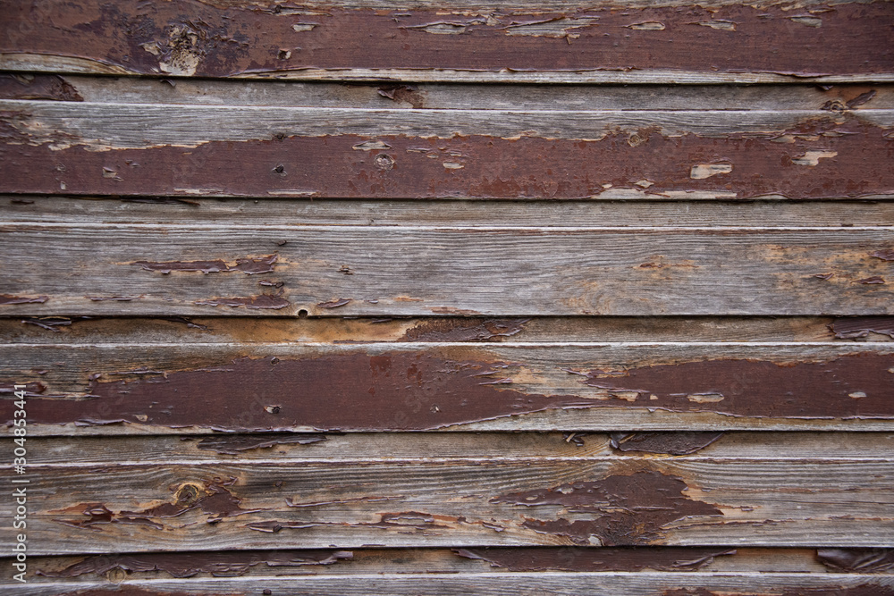 generic background of wooden half painted planks horizontal worn out brown paint generic background of wooden half painted planks horizontal worn out brown paint