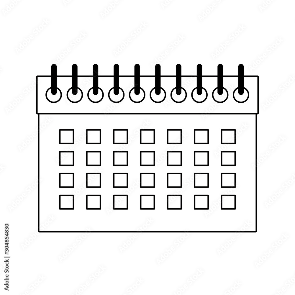 calendar planner icon, flat design calendar planner icon, flat design