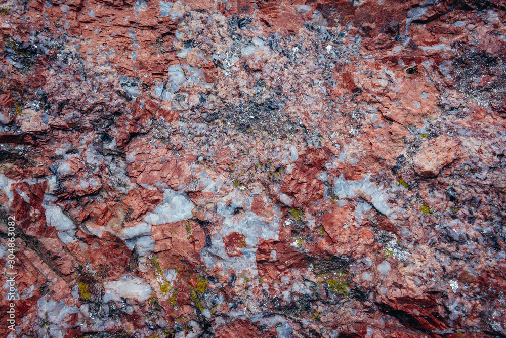 Details of a Pegmatite rock in Poland Details of a Pegmatite rock in Poland